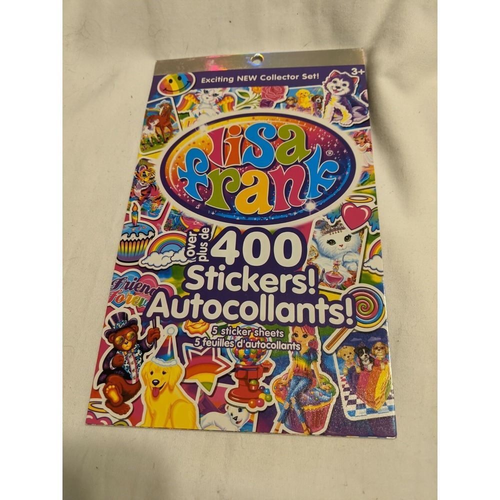 Lisa Frank Sticker Book Over 400 Collectible Stickers